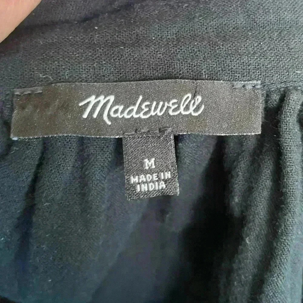 Madewell Black Button-Front Maxi Dress - Picture 12 of 12